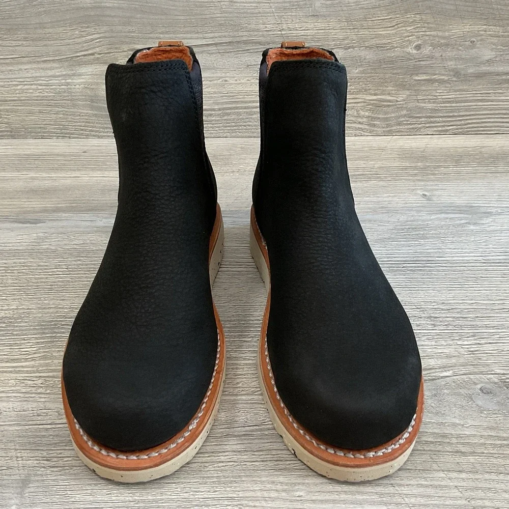 Irish Setter Fifty Chelsea Boots Black Leather Sole A3929 Women Size 8 NEW